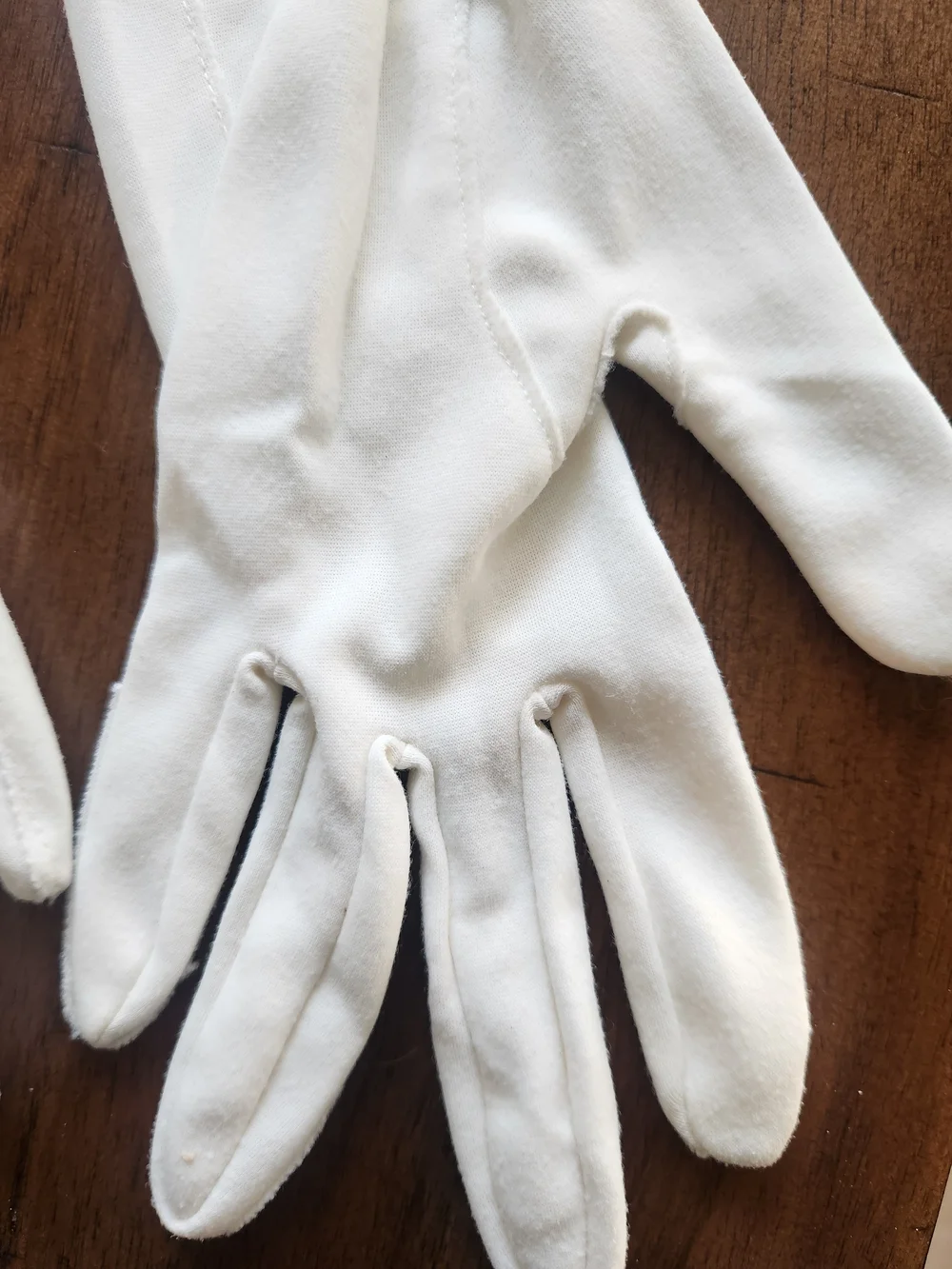 Vintage Van Raalte Ivory Opera Gloves Size 7.5 Pearl Button Bridal Formal USA